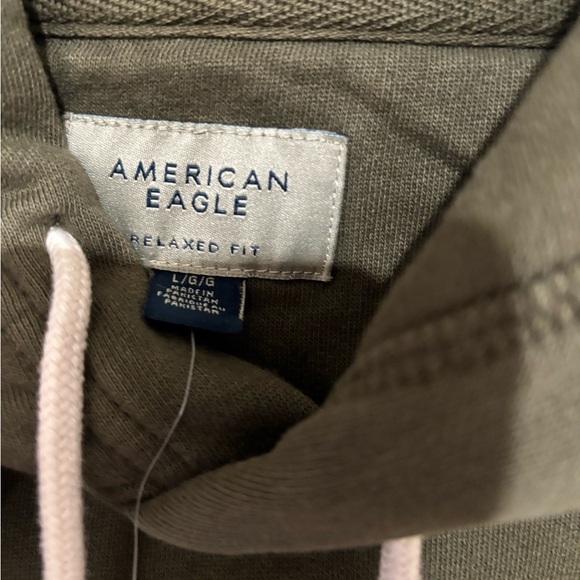 Men’s American Eagle hoodie Green Brand New size Large - Picture 3 of 5